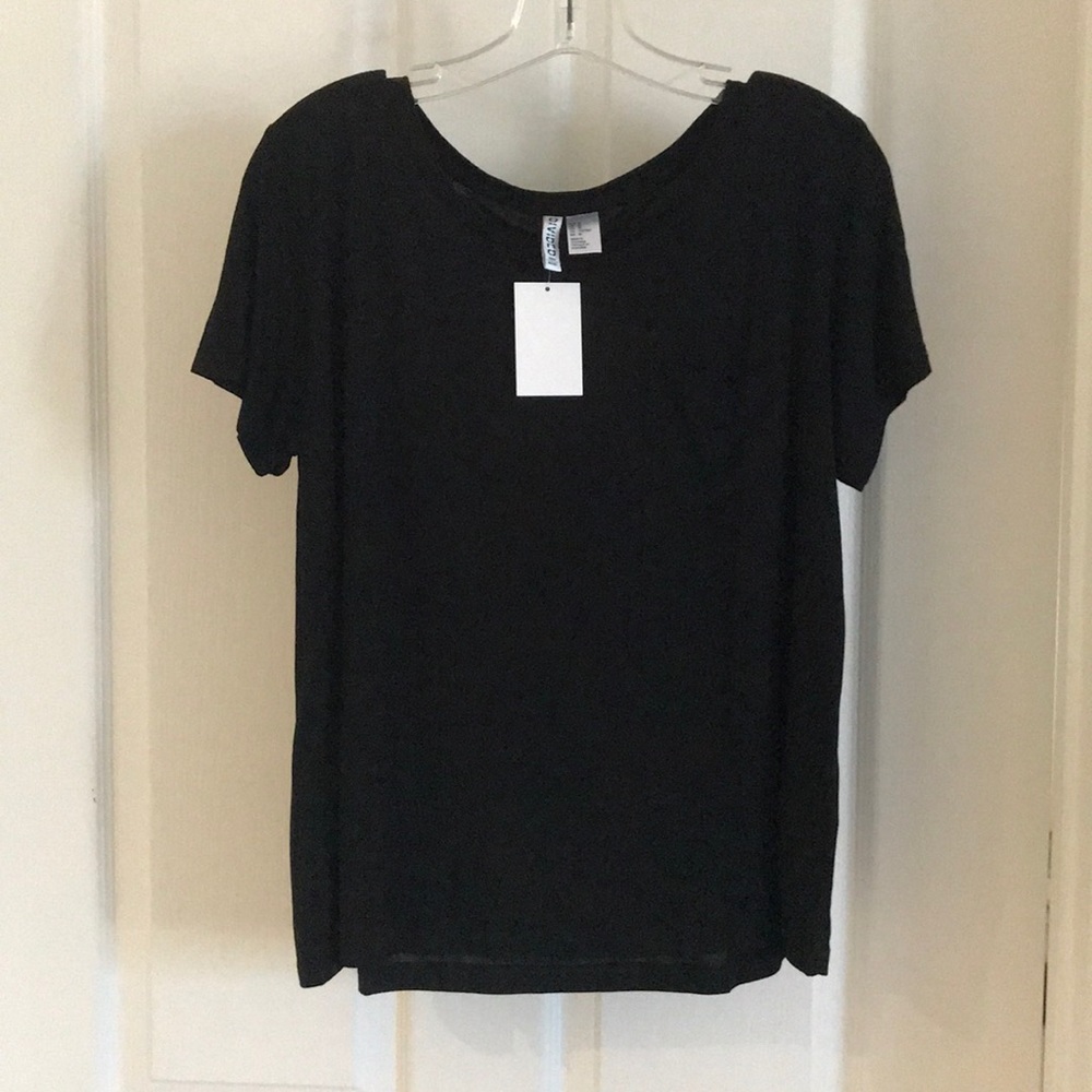 H&M Black Pocket Tee